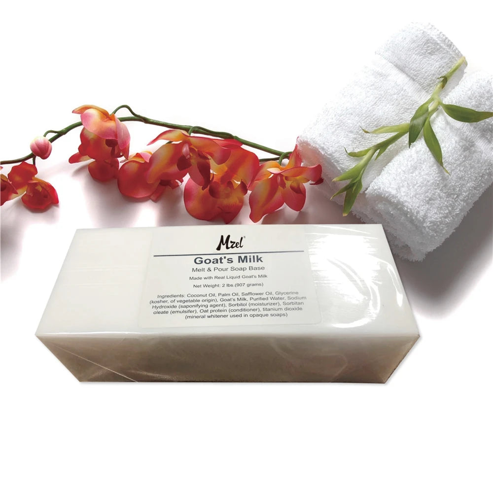 Private Label Natural 2 Lbs Handmade Melt and Pour Goat Milk Soap Base