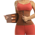 Custom Zipper Closure Elastic Compression Band Nylon Material Firm Slimming Wraps Tummy Control Waist Trainer Belt for Women