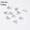 Trillion Cut Lab Diamond Man Made Diamonds LGD Trillion Shaped Loose Lab Created HPHT Lab Grown Diamond