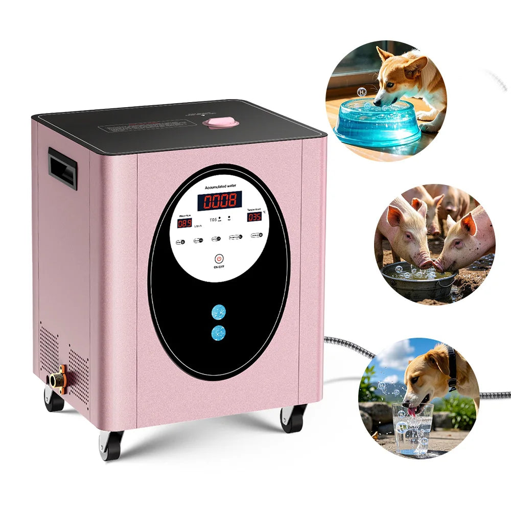 Suyzeko OEM Molecular Hydrogen Water Generator 3500PPB High Concentration SPE Technology Nano Bubble Hydrogen Bath Machine