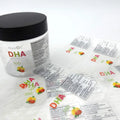Custom  Printing Logo Vinyl Waterproof Hot Stamping Clear Stickers Roll Packaging Transparent Labels for Bottle