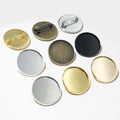 25mm Inner Size  Plated Copper Material Brooch Cameo Settings Cabochon Blank Base Trays