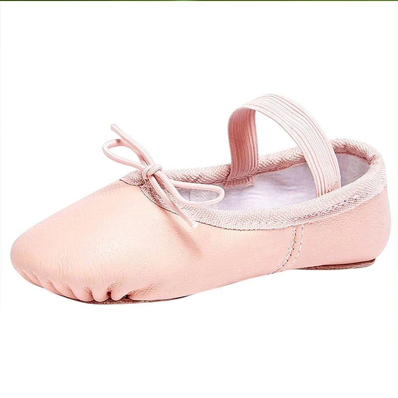 Girls' Ballet Dancing Shoes Children's Slippers (For Toddlers) Leather Shoes Gymnastic Shoes Dancing Practice Shoes