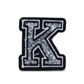 Custom Woven Badge Clothing Rhinestone Applique Patch Hat Designer Embroidered Patch Embroidery Chenille Patch Sew Iron on Patch