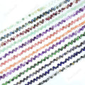 2021 6mm New Stock Faceted Round Teardrop Beads Amethyst Tourmaline Burma Jade Buby Strawberry Strands for DIY JEwelry Making