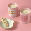 Custom Private Label Glass Jar Warm Candles Light Smokeless Scented Soy Wax Candle With Gift Box