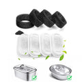 4Pack Pet Replacement Sponges for 67oz/2L Flow Pet Water Fountain Stainless Steel Cat Water Fountain Filters Automatic