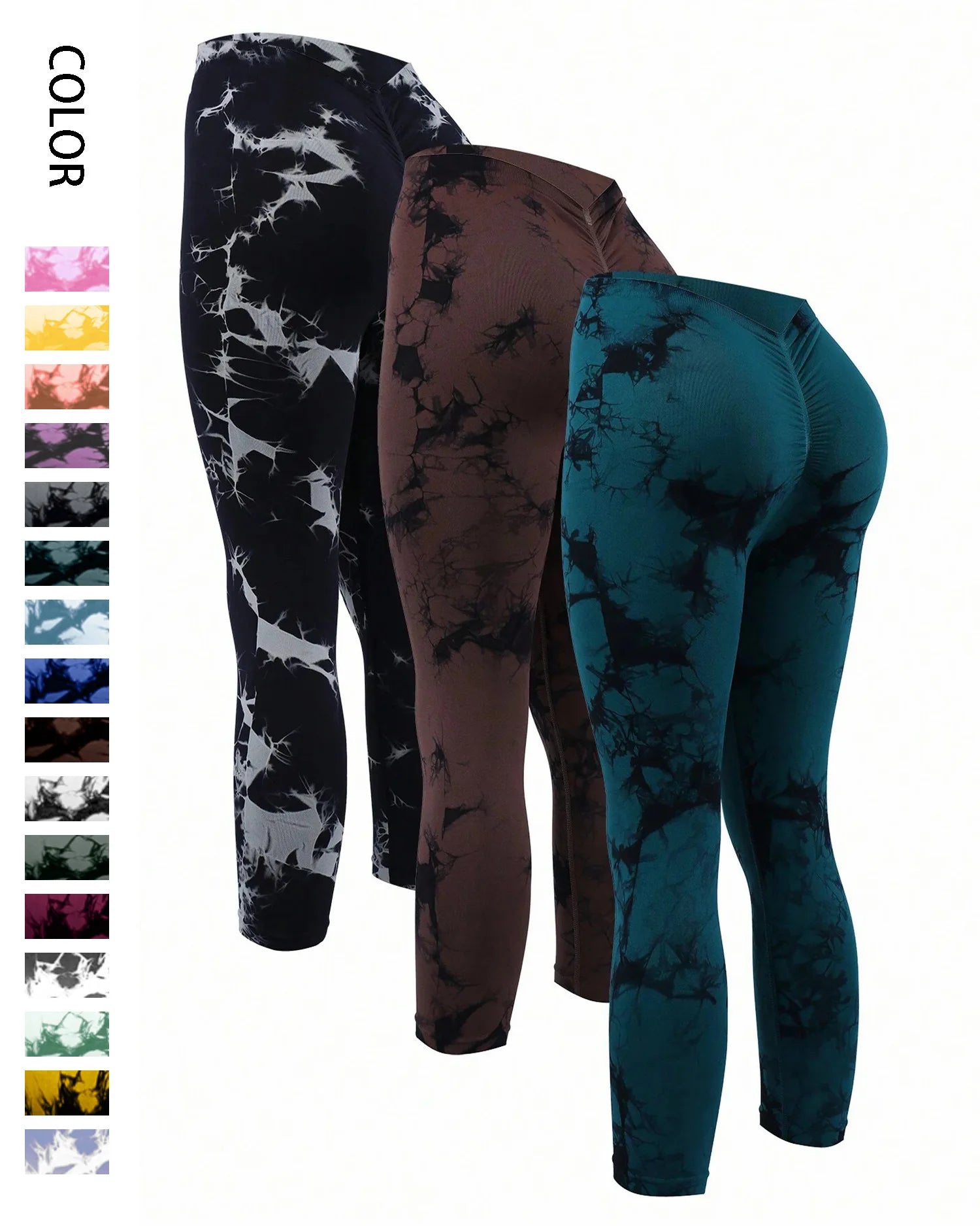 Wholesale High Waisted for Women Seamless Scrunch Legging V-shaped Waist and Sexy Sports Gym Pants for External Wear