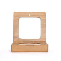 Tailai Solutions Bamboo Organizer with Mirror Cosmetic Organizer Small Wooden Jewelry Box for DIY and Home Decorations