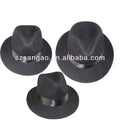 Wholesale Fashion Black Doll Fedora Hat wool felt style for formal party