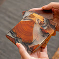 Artistic Resin Decorative Solid Wood Tea coaster Resin Insulation Pad Custom Coasters