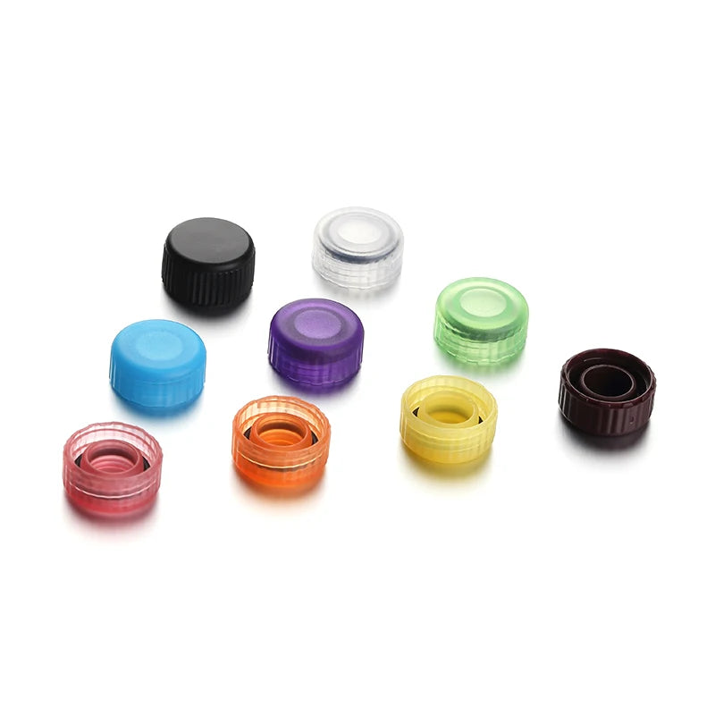 Free Sample JSBIO PP Colored Screw Cap Leak Proof for 0.5ml/1.5ml/2.0ml Blood Tubes for Liquid Medicine
