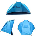 1-2 People Easy Awning Waterproof Family Tent 1-2 Person Camp Folding Beach Gazebo Fishing Awning Outdoor Open Awning Tent