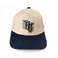 Vintage Canvas Snapback HatAdjustable 2 Tone Cap for Men Women
