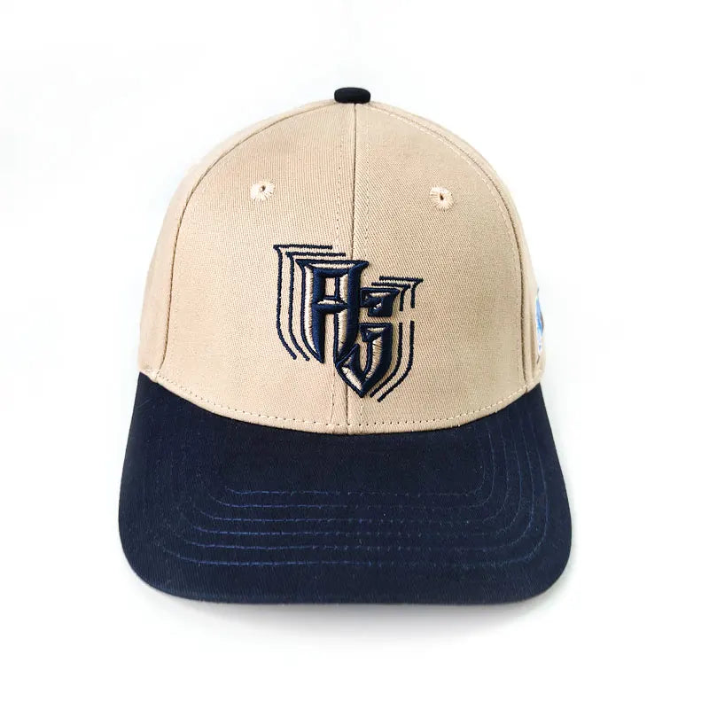 Vintage Canvas Snapback HatAdjustable 2 Tone Cap for Men Women