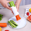 Cute Kitchen Utensils Kitchen Cucumber Divider Carrot Strawberry Slicer Splitter Gadget Cutting Tool for DropShipping