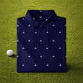 Best Selling Label Polo Shirt Custom logo Dry Quick Polyester Breathable Sublimation Print Golf Clothes for Men