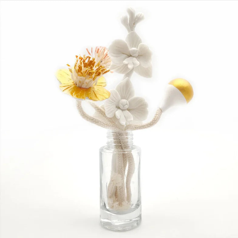 Wholesale Handmade Fireless Reed Diffuser with Glass Jar and Customizable Fragrance for Home/Car/Hotel Use and Gift