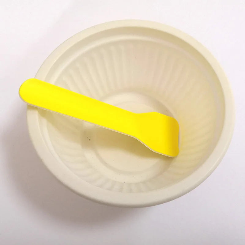Disposable 100% Compostable Eco-Friendly Minimalist Party Ice Cream Spoon Mini Spoon Yogurt Ice Cream Paper Spoon