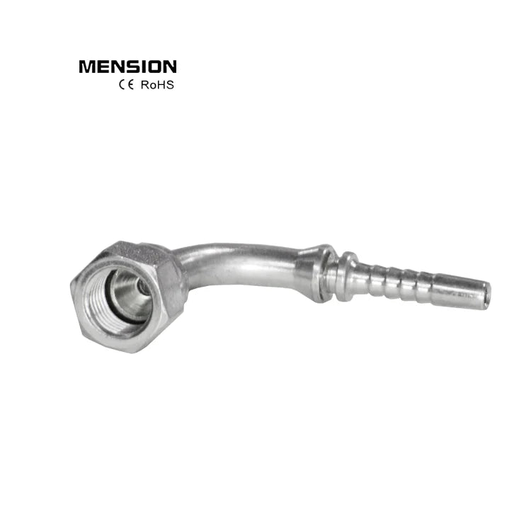 Factory CE Quality 29641 JIS GAS Female 60 Cone Seat 45 Elbow Hydraulic Hose Fittings Hose Banjo Connectors Pipe Hose Ferrule