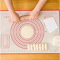 AOKE 24'' X 16'' Food Grade Non-Slip Silicone Rectangle Baking Mat Oven Liner Pastry Rolling Tool Eco-Friendly Custom Logo MegaBDM