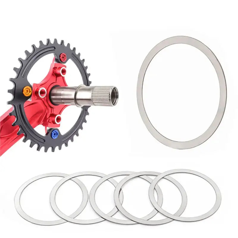 MUQZI Bicycle Stainless Steel  Crank Washer BB30 BB86 BB91 BB92 PF30 MTB Road Bike Crankset Washer 24 29 30 MM Crank Spacer