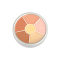 Wholesale Flower Shape Makeup Cosmetics Concealer Palette Private Label Matte Cream Concealer Dark Skin Tone Sunscreen Face Use