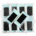 Abonnie Cashmere Velvet Volume Lashes Extension Wholesale Lash Trays Matte Black J B C CC D DD Curl Eyelash Extension Supplies
