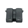 Bluetac Polymer Double Mag Holder/Pouch/Case with Belt Clip Carry Attachment Fit with 9mm