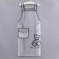 Custom Design Factory Direct Sales Chef's Aprons Waterproof Sleeveless clear Plastic Custom Transparent Apron