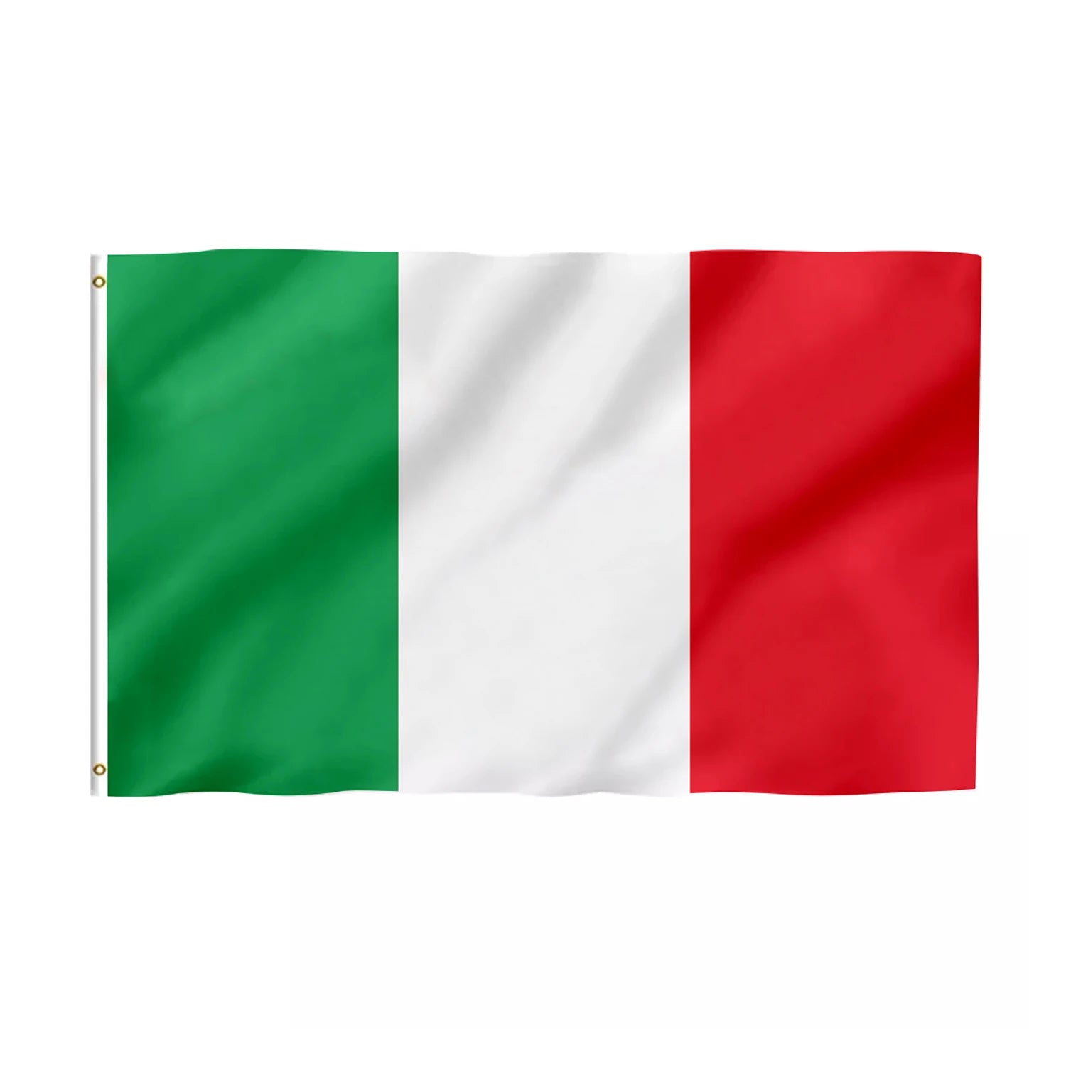 Ready to Ship  Promotional Product 3x5 Ft Italy Flag 100% Polyester Italy Flag With Brass Grommets Italian Flag