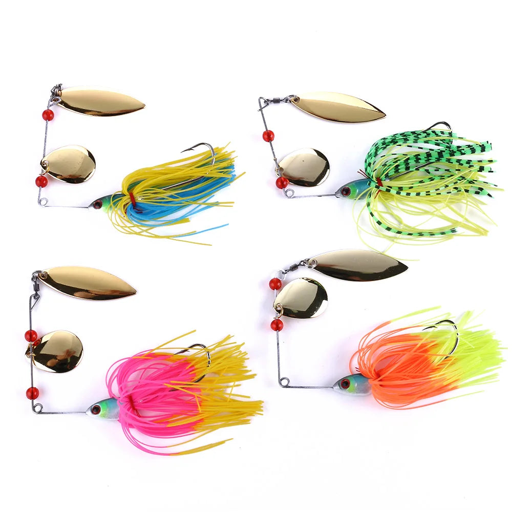 Metal Spinnerbait Lures 19.5G Spoon Spinner Lure Pesca
