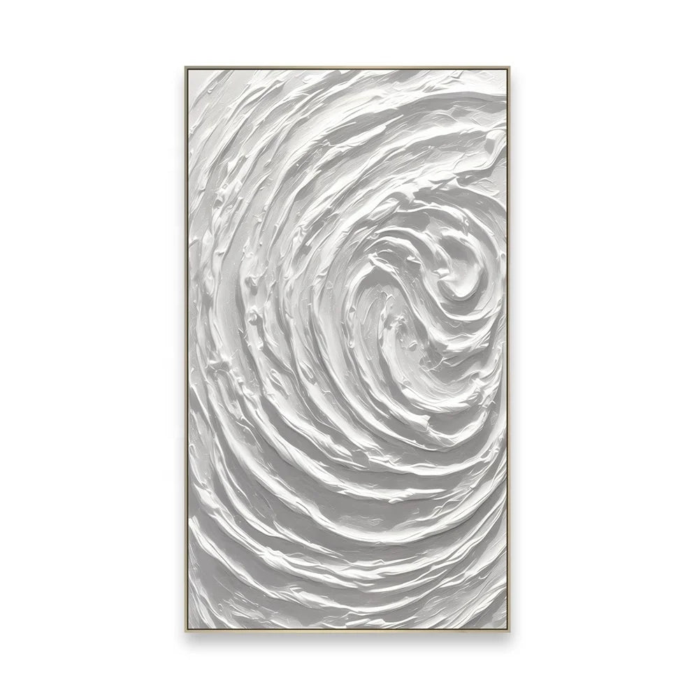 Hotel Project 3D Texture Wall Art Large Minimalist Abstract Plaster Hand Painting