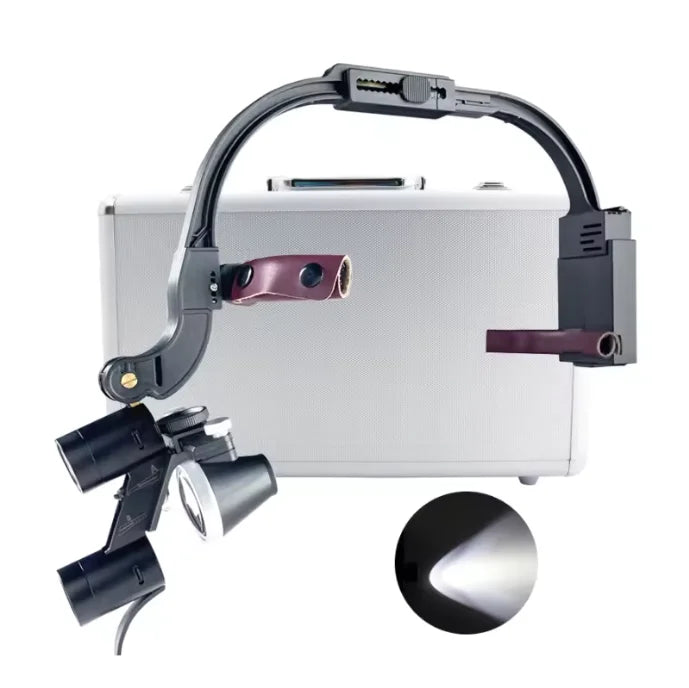 2.5X 3.5X Headlight with Dental Loupes Dental Eye Loupes Headlight with Dental Loupes