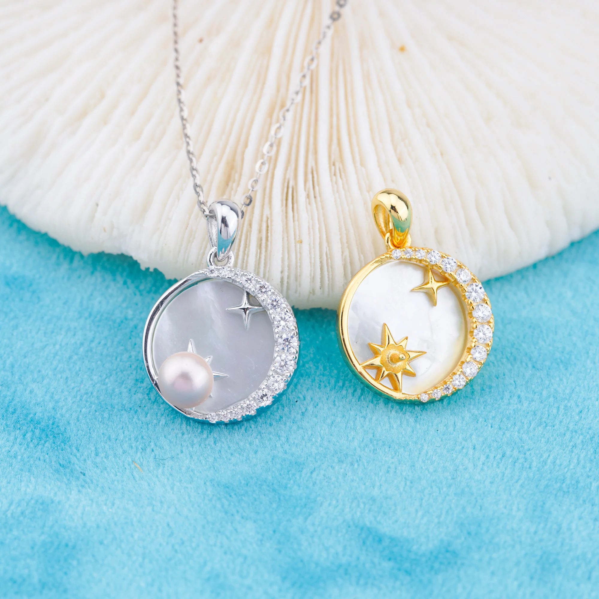 P011054 DIY 3-4mm Natural Freshwater Pearl Pendant Accessory 925 Sterling Silver Engagement Jewelry Necklace for Women