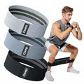 Hotsale Fabric Cotton Booty Hip Circle Resistance Fitness Bands Glute Elastic Exercise Band Resistance Booty Bands Set