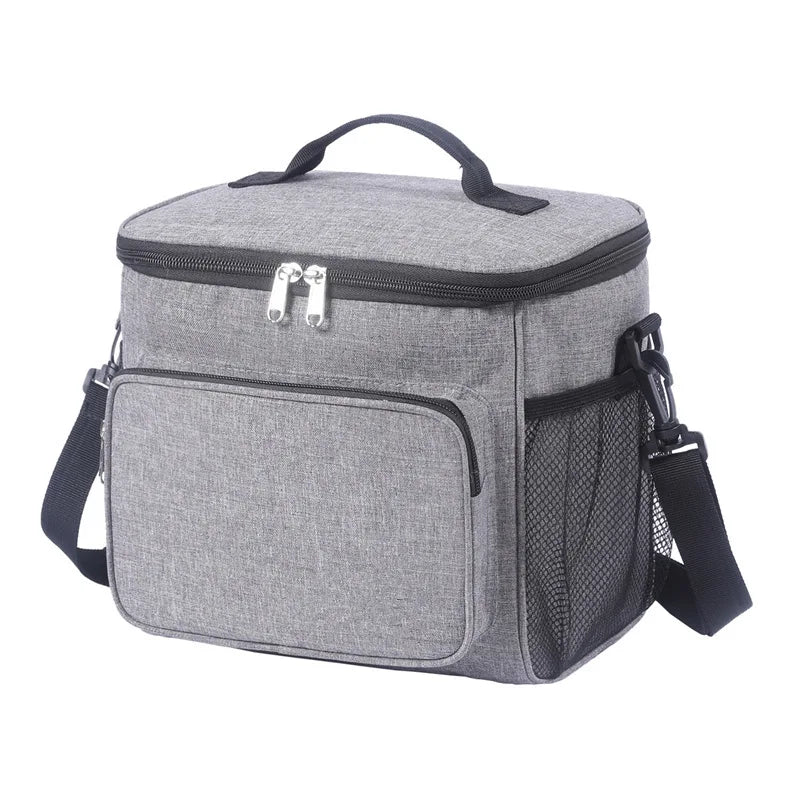 High Capacity Insulation Food Transport Bag Foldable Outdoor Picnic Bag Cooler Picnic Basket Ice Packs for Lunch Bags