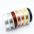 0.2-1mm Silver/gold/rose Gold Copper Wire DIY Colorfast Beading Wire Jewelry Cord String for Craft Making