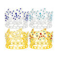 Wholesale Flower Crown Cake Topper Decoration Rhinestone Wedding Tiara Baroque Hair Accessories Round Butterfly Crown
