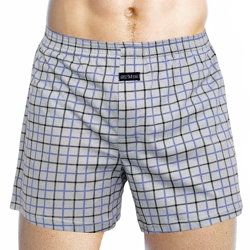 Wholesale Loose Home Panties Men's Cotton Boxer Shorts Fat Arrow Pants Shorts Underwear