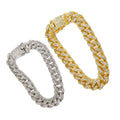 Gaby Hot Sale Hip Hop Cuban Anklet Cuban Link Anklets and Bracelet Necklace Tennis Crystal Anklet  for Women Man  Foot Jewelry