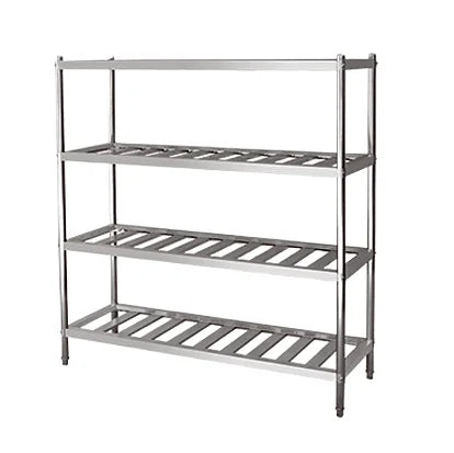 Stainless Steel Heavy Duty Kitchen Storage Rack Adjustable Size Stainless Steel Wall Rack Organizer