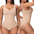 High Quality Women's Nylon Shapewear High Waist Tummy Control Hip Lifting Tights Sleeveless Bodysuit Eco-Friendly Quick Dry