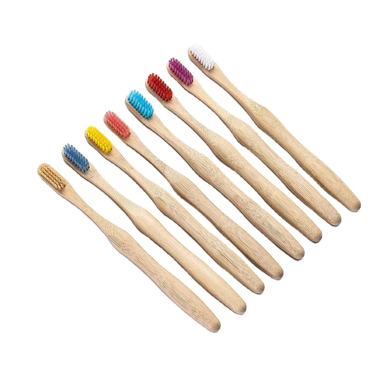 Extra Soft Bamboo Toothbrush Gourd Handle Reusable Super Soft Adult Organic Bamboo Toothbrush