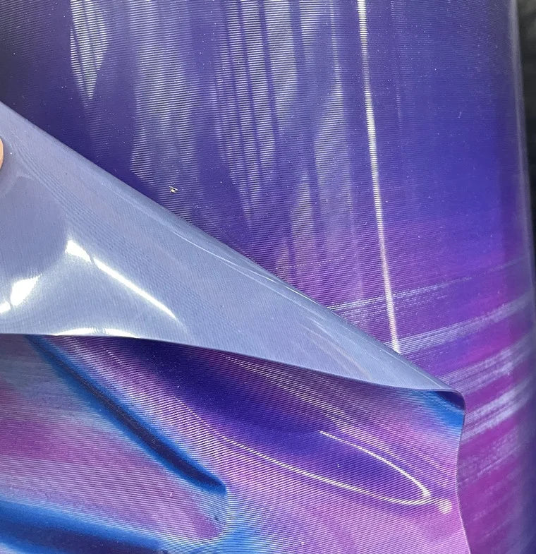 Hot Selling Waterproof Elastic Rainbow Silver TPU Holographic Leather Fabric Anti-Mildew Garment Bags Home Textile Furniture