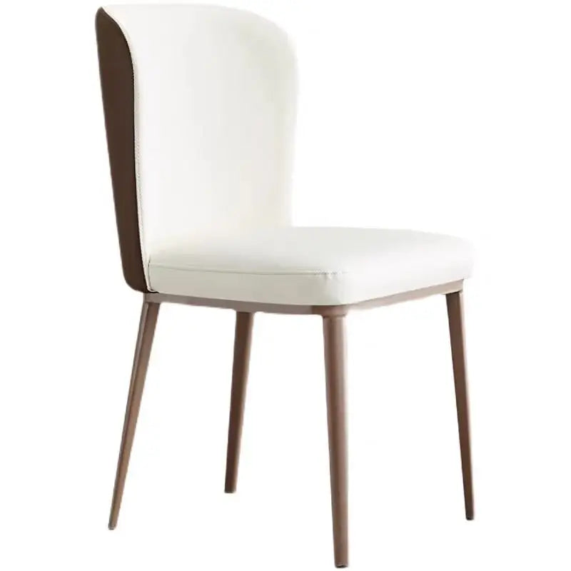 BST Modern Luxury Gold Stainless Steel Leg Vegan Leather Home Dining Room Furniture Chair