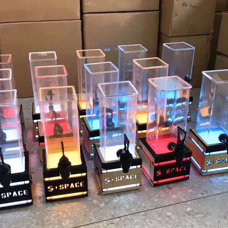 Acrylic 3L Light up Colorful LED Keg Beer Dispenser Drink Tower Juicer Beverage Juice for Hotel KTV Restaurant