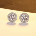 CZCITY Simple Style Zircon Stud Earring Wedding Earrings for Women 925 Sterling Silver Jewelry 2026