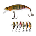 MISTER LURE 4g 8g Wholesale with Hooks Fishing Bait Hard ABS Plastic Deep Diving Minnow Fishing Lure