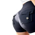 Explosive New Products High Waist Nude Sexy Yoga Shorts Women Lifting Hips Sports Fitness Shorts